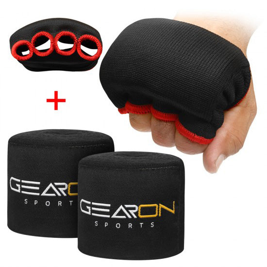 Boxing Knuckle Guard Protector and Hand Wraps